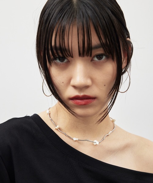 HANNE（アン）の「ウェーブパールネックレス（ネックレス・レディース・ゴールド/シルバー・FREE）」の9枚目の写真