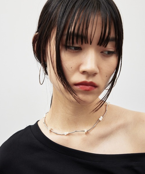 HANNE（アン）の「ウェーブパールネックレス（ネックレス・レディース・ゴールド/シルバー・FREE）」の10枚目の写真