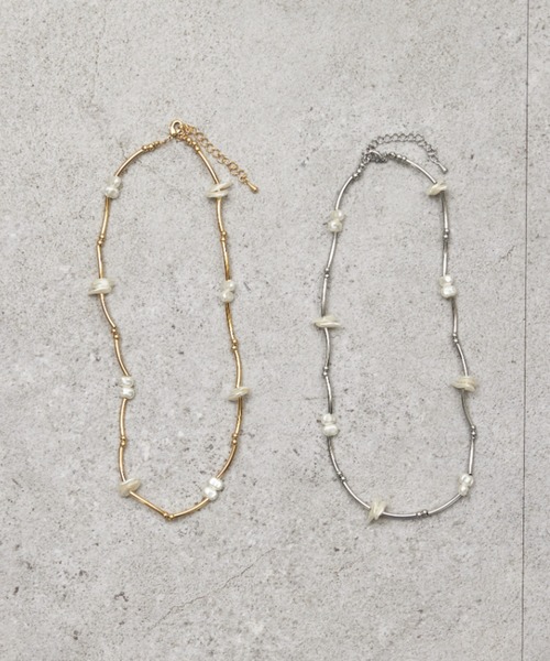 HANNE（アン）の「ウェーブパールネックレス（ネックレス・レディース・ゴールド/シルバー・FREE）」の11枚目の写真