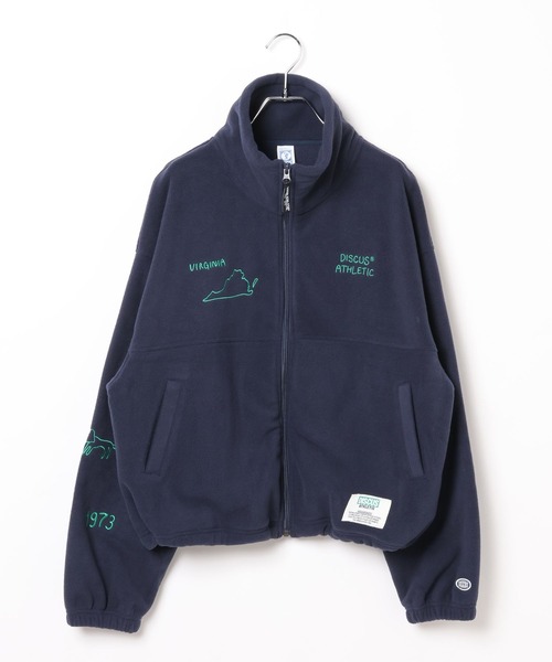 LEPSIM（レプシィム）の「【DISCUS／ディスカス】刺繍ZIPプルオーバー　595483（その他トップス・レディース・ネイビー/ライトグレー/ブラウン・FREE）」の4枚目の写真