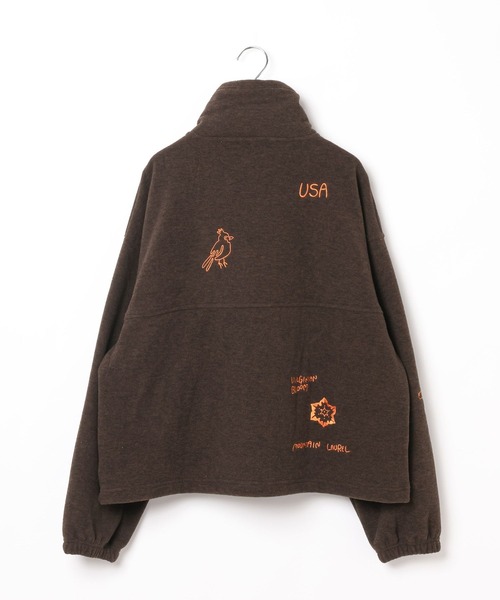 LEPSIM（レプシィム）の「【DISCUS／ディスカス】刺繍ZIPプルオーバー　595483（その他トップス・レディース・ネイビー/ライトグレー/ブラウン・FREE）」の13枚目の写真