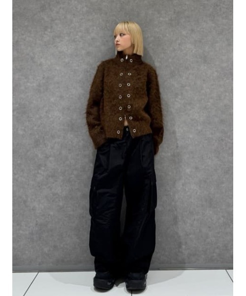 LAGUA GEM（ラグアジェム）の「ZIP SIDE EYELET ニット（ニット