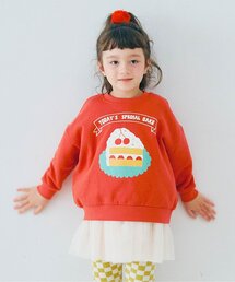 p.premier | 【新色追加】イロチ買いしたいバリエーショングラフィック裏起毛トレーナー_ジュニア対応(スウェット)