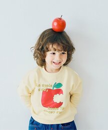 p.premier（ピードットプルミエ）の「【新色追加】イロチ買いしたいバリエーショングラフィック裏起毛トレーナー_ジュニア対応（スウェット・キッズ）」