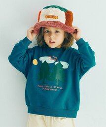 p.premier | 【ジュニア対応】イロチ買いしたいバリエーショングラフィック裏起毛トレーナー(スウェット)