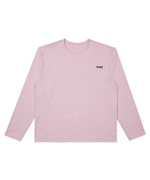 FOLI（ポリー）の「(ユニセックス) エッセンシャルストレッチフィット長袖Tシャツパジャマピンク（ルームウェア/パジャマ）」