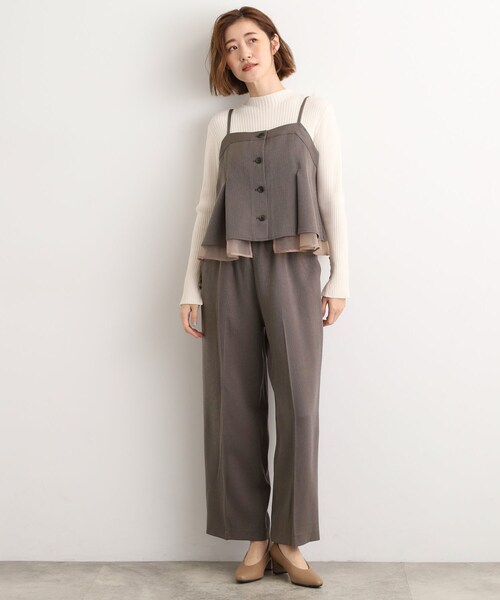 grove(グローブ)の「【2点SET/体型カバー】透け感とレイヤードで大人の遊び心を、ビスチェSET UP(セットアップ・レディース・ブラック/ブラウン系その他2/グレー系その他3・01/02/03/04/05)」の14枚目の写真