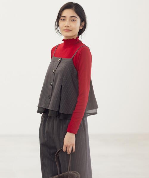 grove(グローブ)の「【2点SET/体型カバー】透け感とレイヤードで大人の遊び心を、ビスチェSET UP(セットアップ・レディース・ブラック/ブラウン系その他2/グレー系その他3・01/02/03/04/05)」の21枚目の写真