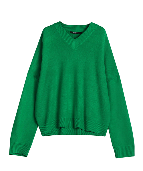AVANDRESS(アバンドレス )の「V-neck Overfit Knit - 6 COL(ニット/セーター・レディース・グリーン・1/2)」の9枚目の写真