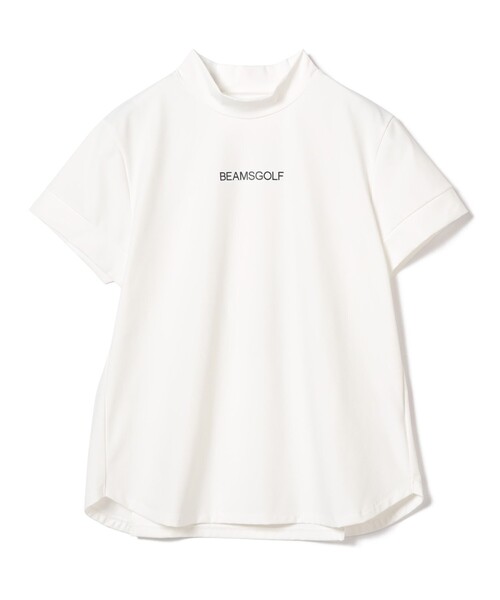 BEAMS GOLF(ビームスゴルフ)の「ORANGE LABEL / バックタック ロゴモックネックシャツ(スウェット・レディース・ネイビー/ホワイト・MEDIUM/LARGE/SMALL)」の9枚目の写真