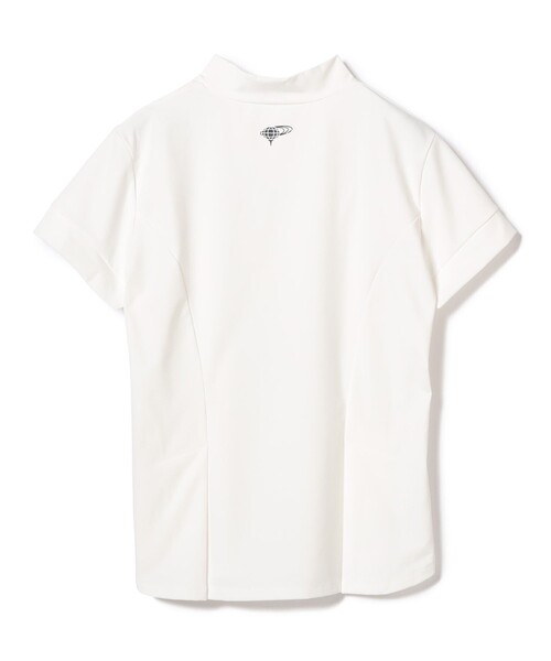 BEAMS GOLF(ビームスゴルフ)の「ORANGE LABEL / バックタック ロゴモックネックシャツ(スウェット・レディース・ネイビー/ホワイト・MEDIUM/LARGE/SMALL)」の14枚目の写真