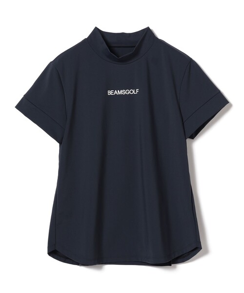 BEAMS GOLF(ビームスゴルフ)の「ORANGE LABEL / バックタック ロゴモックネックシャツ(スウェット・レディース・ネイビー/ホワイト・MEDIUM/LARGE/SMALL)」の17枚目の写真