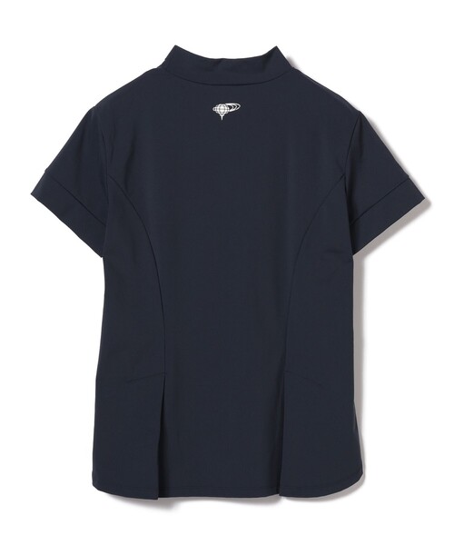 BEAMS GOLF(ビームスゴルフ)の「ORANGE LABEL / バックタック ロゴモックネックシャツ(スウェット・レディース・ネイビー/ホワイト・MEDIUM/LARGE/SMALL)」の19枚目の写真