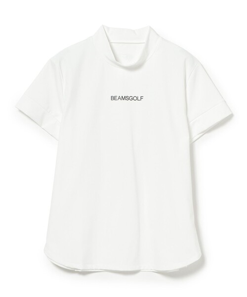 BEAMS GOLF(ビームスゴルフ)の「ORANGE LABEL / バックタック ロゴモックネックシャツ(スウェット・レディース・ネイビー/ホワイト・MEDIUM/LARGE/SMALL)」の20枚目の写真