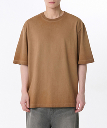 MUSINSA STANDARD（ムシンサスタンダード）の「Luna Dying Relaxed Crew Neck T-Shirt [Dusty Orange]（Tシャツ/カットソー・メンズ）」
