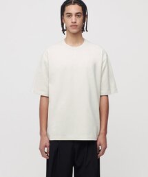 ヘビーウェイトリラックスクルーネックTシャツ[ダスティクリーム]