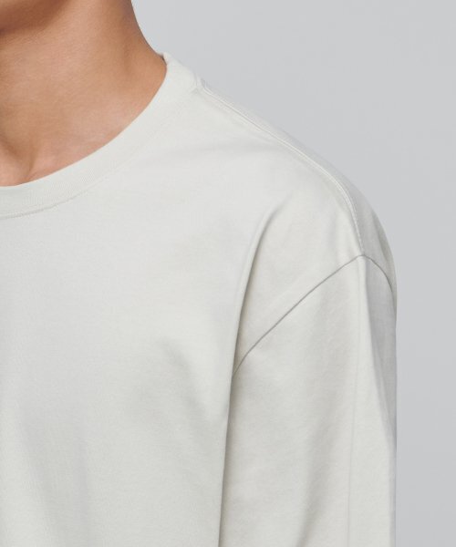 MUSINSA STANDARD（ムシンサスタンダード）の「ヘビーウェイトリラックスクルーネックTシャツ[ダスティクリーム]（Tシャツ/カットソー・メンズ・その他・X-LARGE/XX-LARGE/XXX-LARGE/SMALL/MEDIUM/LARGE）」の6枚目の写真
