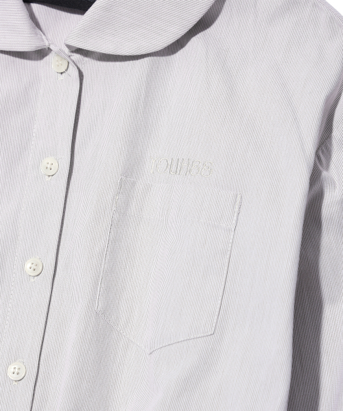 YOUHEE(ユヒ)の「YOUHEE STRIPE BALLON SHIRTS DRESS IVORY(ワンピース・レディース・その他・FREE)」の5枚目の写真