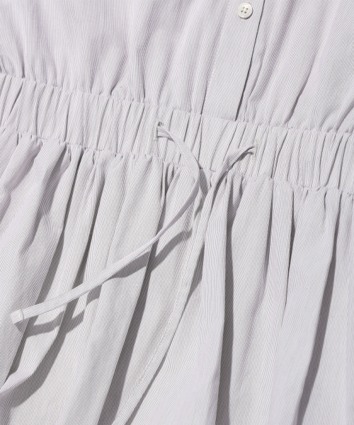 YOUHEE(ユヒ)の「YOUHEE STRIPE BALLON SHIRTS DRESS IVORY(ワンピース・レディース・その他・FREE)」の6枚目の写真