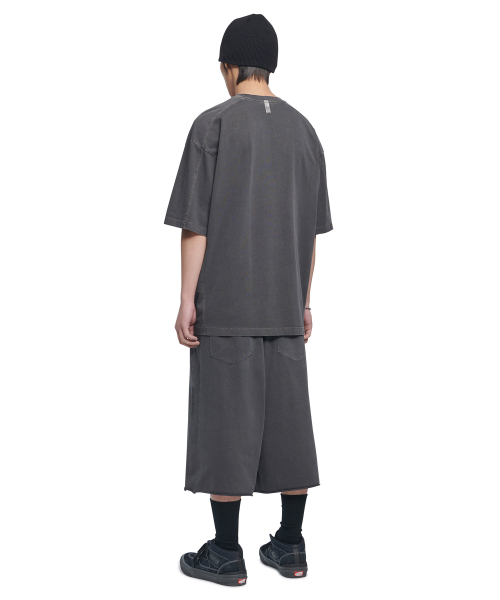 NOMANUAL(NOMANUAL)の「MOLTING T-SHIRT - CHARCOAL(Tシャツ/カットソー・レディース・その他・SMALL/MEDIUM/LARGE/X-LARGE)」の4枚目の写真