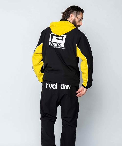 reversal.dogi.design.works(リバーサル・ドーギ・デザイン・ワークス)の「<reversal/リバーサル>COLOR BLOCK BACKYARD JACKET(ナイロンジャケット・メンズ・ブラック・MEDIUM/LARGE/X-LARGE)」の3枚目の写真
