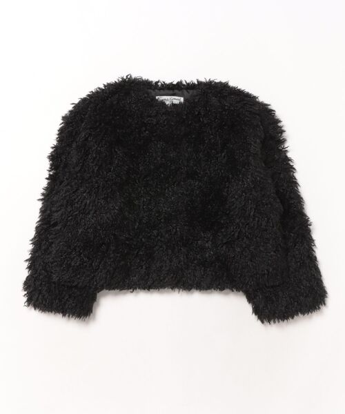 Ocean&Ground（オーシャン&グラウンド）の「ｴｺﾌｧｰｼﾞｬｹｯﾄ（ブルゾン・キッズ・アイボリー/ブラウン/レッド/ブラック・110/120/100/130/140/90）」の3枚目の写真