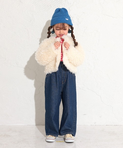 Ocean&Ground（オーシャン&グラウンド）の「ｴｺﾌｧｰｼﾞｬｹｯﾄ（ブルゾン・キッズ・アイボリー/ブラウン/レッド/ブラック・110/120/100/130/140/90）」の5枚目の写真