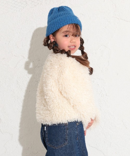 Ocean&Ground（オーシャン&グラウンド）の「ｴｺﾌｧｰｼﾞｬｹｯﾄ（ブルゾン・キッズ・アイボリー/ブラウン/レッド/ブラック・110/120/100/130/140/90）」の7枚目の写真