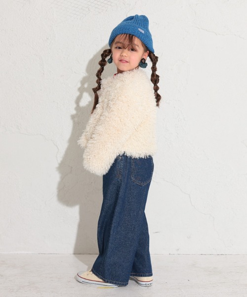 Ocean&Ground（オーシャン&グラウンド）の「ｴｺﾌｧｰｼﾞｬｹｯﾄ（ブルゾン・キッズ・アイボリー/ブラウン/レッド/ブラック・110/120/100/130/140/90）」の10枚目の写真