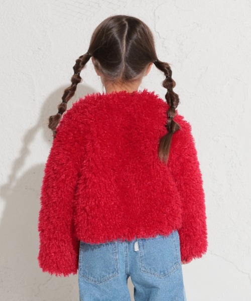 Ocean&Ground（オーシャン&グラウンド）の「ｴｺﾌｧｰｼﾞｬｹｯﾄ（ブルゾン・キッズ・アイボリー/ブラウン/レッド/ブラック・110/120/100/130/140/90）」の14枚目の写真