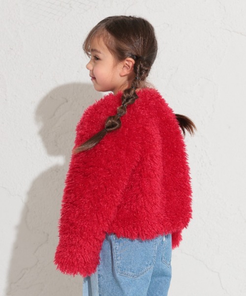 Ocean&Ground（オーシャン&グラウンド）の「ｴｺﾌｧｰｼﾞｬｹｯﾄ（ブルゾン・キッズ・アイボリー/ブラウン/レッド/ブラック・110/120/100/130/140/90）」の13枚目の写真