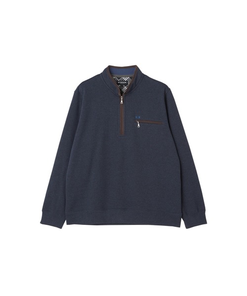 McGREGOR(マックレガー)の「裏ボアハーフジップカットソー(ポロシャツ・メンズ・ネイビー/ワイン/チャコールグレー・M/L)」の17枚目の写真