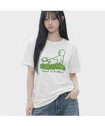 [ユニセックス]ドローイングパピーストロール半袖Tシャツ_4カラー