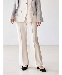 バックスリットフレアパンツ