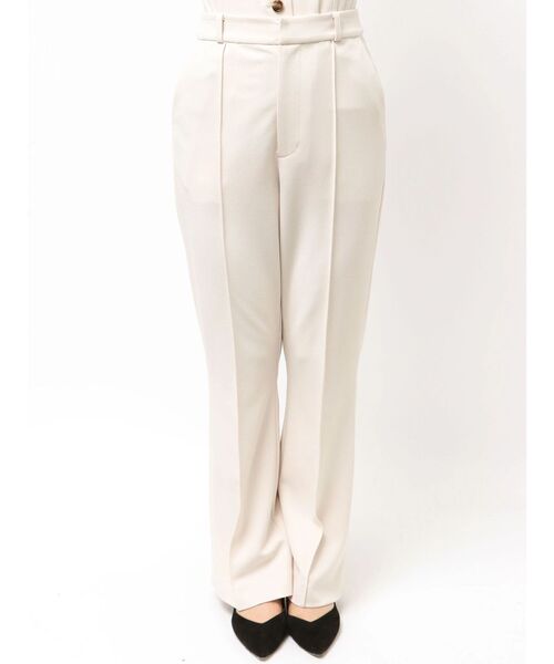 TONAL(トーナル)の「バックスリットフレアパンツ(その他パンツ・レディース・アイボリー/グレー/ネイビー・SMALL/MEDIUM)」の6枚目の写真