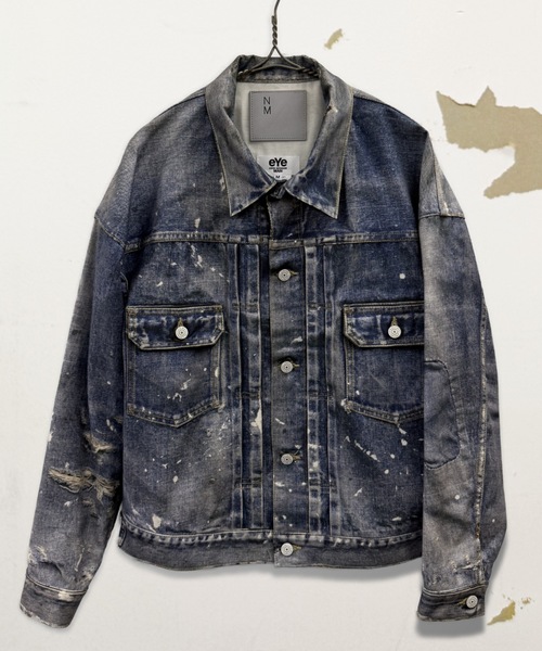 eYe JUNYA WATANABE MAN（アイジュンヤワタナベマン）の「『New Manual』 W-NAME  PRINT JACKET（ブルゾン・メンズ・インディゴブルー・XS/S/M/L/XL）」の8枚目の写真