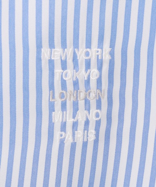 ICB（アイシービー）の「LONDONストライプシャツ（シャツ/ブラウス・レディース・ブルー系1・2/4/6）」の10枚目の写真
