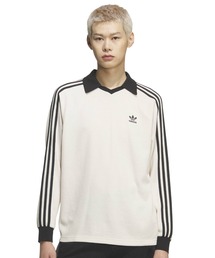 adidas(�A�f�B�_�X)��adidas WAFFLE LONG SLEEVE POLO / �A�f�B�_�X ���b�t�� �����O �X���[�u �|���ySP�z(�|���V���c)