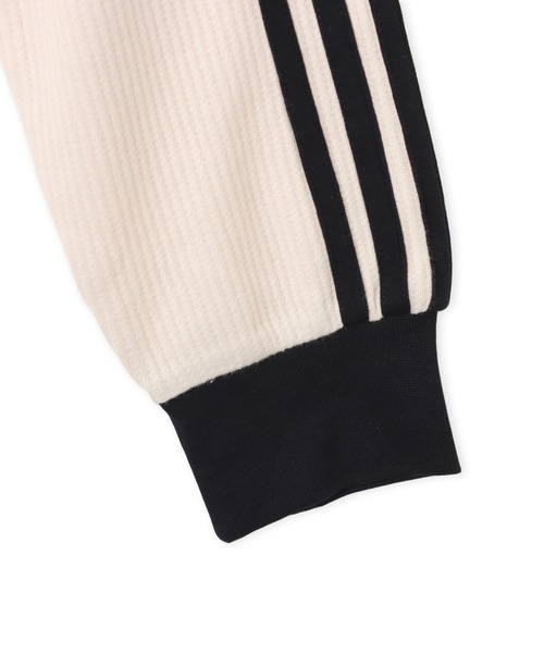 adidas(アディダス)の「adidas WAFFLE LONG SLEEVE POLO / アディダス ワッフル ロング スリーブ ポロ【SP】(ポロシャツ・メンズ・ホワイト・XS/S/M/L/XL/XXL)」の6枚目の写真