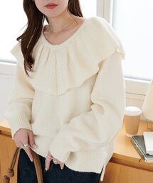 【WEB限定】フリルプルオーバー