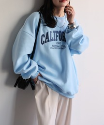 ap retro | ロゴ刺繍オーバーサイズスウェット / Bigトレーナー(スウェット)