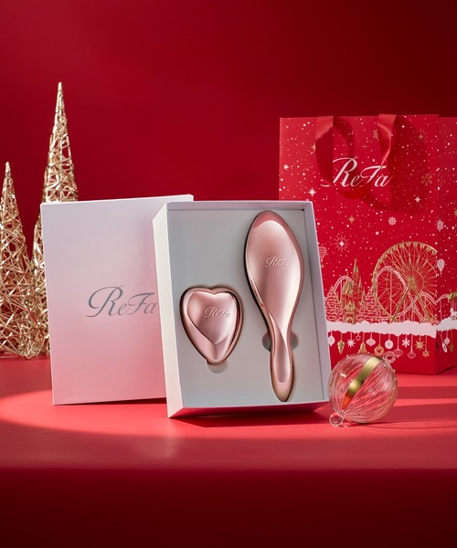 リファハートブラシ & リファエールブラシ (ローズゴールド) BOX入り