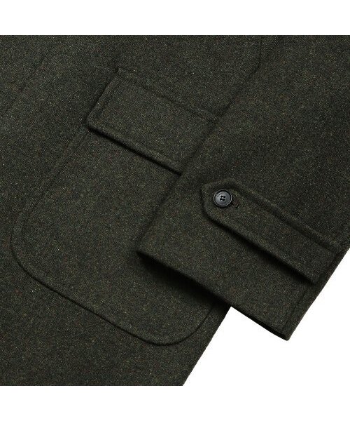 sortie(ソルティ)の「Bonheur Wool Balmacaan Coat (Khaki)(チェスターコート・メンズ・その他・LARGE/MEDIUM/X-LARGE)」の4枚目の写真