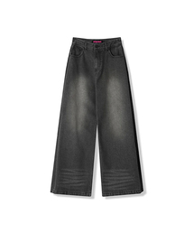 Vivacious（ビバシャス）の「Second Side-Point Pants BLACK（デニムパンツ・レディース）」