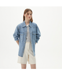Shirt-style denim jacket PQ2DJ431