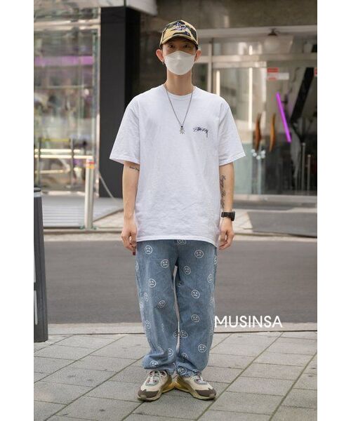 MASSNOUN(マスノウン)の「スマイルパターンデニムパンツ MSOJP003-BL(デニムパンツ・レディース・その他・LARGE)」の11枚目の写真