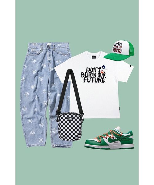 MASSNOUN(マスノウン)の「スマイルパターンデニムパンツ MSOJP003-BL(デニムパンツ・レディース・その他・LARGE)」の20枚目の写真