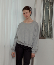 ANC OFF-SHOULDER SWEATSHIRT_GREY