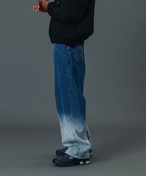 XLARGE（エクストララージ）の「FADED DENIM PANTS（デニムパンツ・メンズ・ブラック/オリーブ/インディゴブルー・30inch/32inch/34inch/36inch）」の9枚目の写真