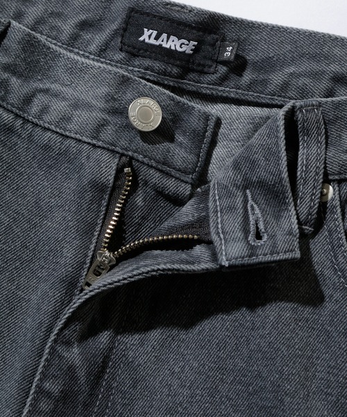 XLARGE(エクストララージ)の「FADED DENIM PANTS(デニムパンツ・メンズ・ブラック/オリーブ/インディゴブルー・30inch/32inch/34inch/36inch)」の21枚目の写真
